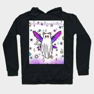 Ghost Cat Fairy Hoodie